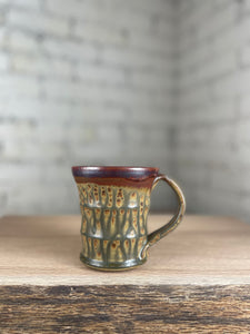 Ash Trail and Red Rust Straight-Walled Mug