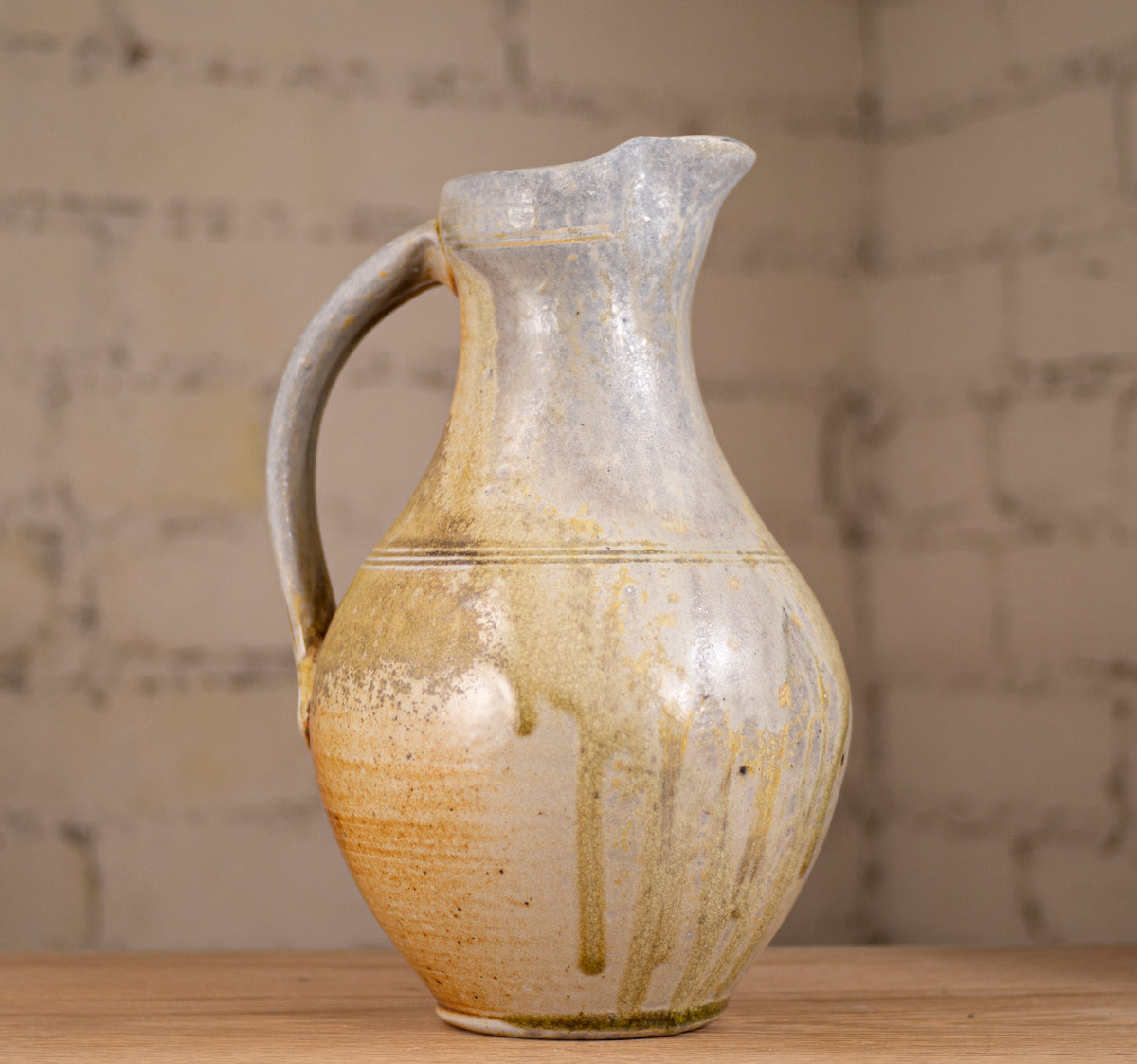 Handmade Ceramic Pitcher, With Lizard Handle, Fine Art Ceramics, Wine Serving  Pitcher, Unique Restore Technique, in Firewood Oven Firing 