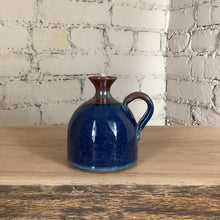Load image into Gallery viewer, Oil Candle in Ocean Blue &amp; Rust Red