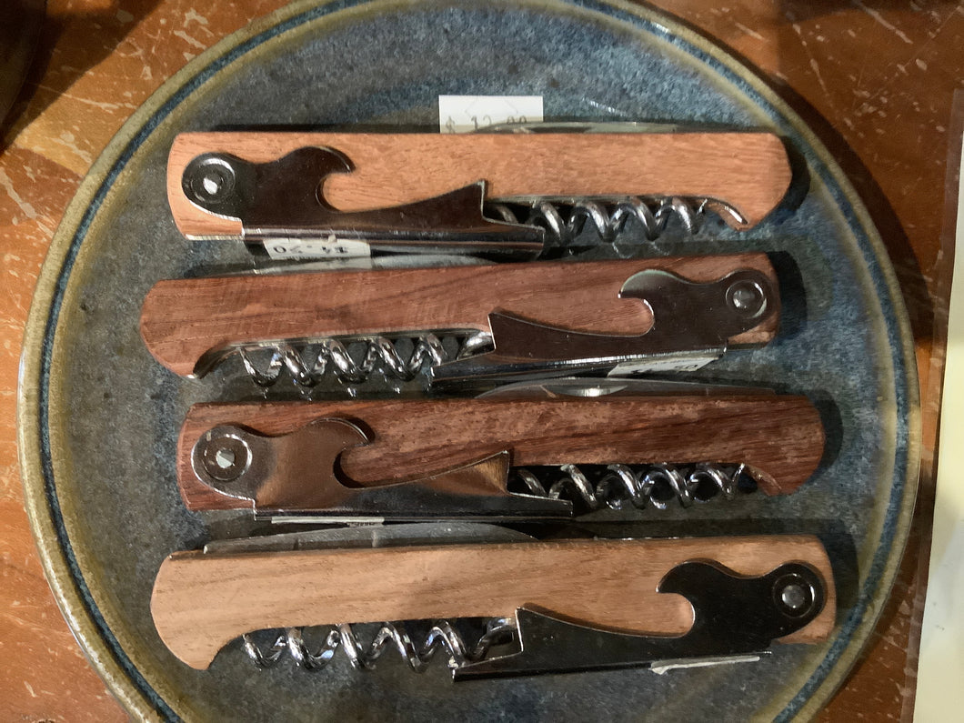 Wine bottle openers