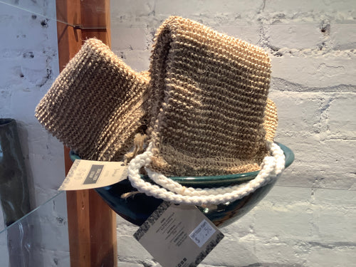 Sisal linen strap