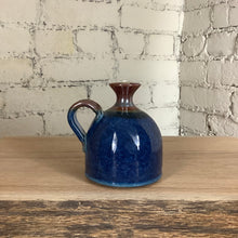 Load image into Gallery viewer, Oil Candle in Ocean Blue &amp; Rust Red