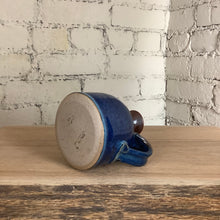 Load image into Gallery viewer, Oil Candle in Ocean Blue &amp; Rust Red