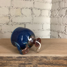 Load image into Gallery viewer, Oil Candle in Ocean Blue &amp; Rust Red