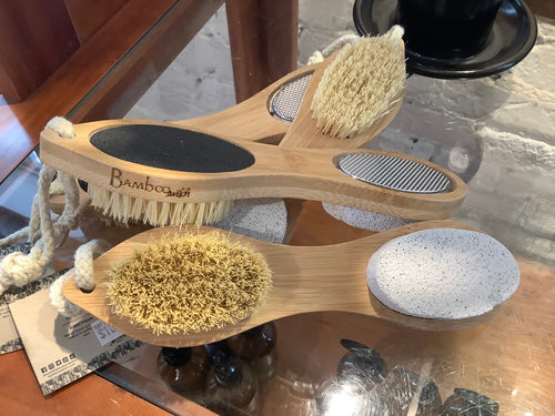 Bamboo pedicure brushes