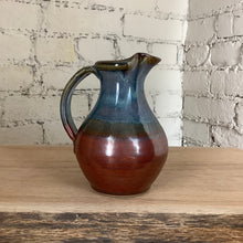 Load image into Gallery viewer, Syrup Pitcher in Rust Red and Breakfast Blue