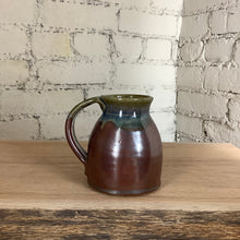 Load image into Gallery viewer, Breakfast Blue and dark Rust Red Mug