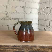 Load image into Gallery viewer, Breakfast Blue and Rust Red Mug