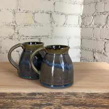 Load image into Gallery viewer, Breakfast Blue and Black Mug