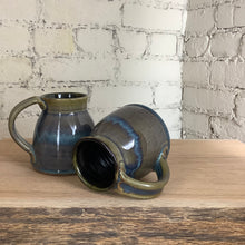 Load image into Gallery viewer, Breakfast Blue and Black Mug