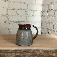 Load image into Gallery viewer, Lavender &amp; rust stoneware mug