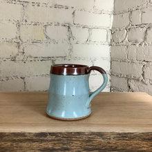 Load image into Gallery viewer, Mark's Mug in light blue &amp; rust