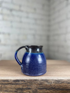 Blue and Black lined Mug