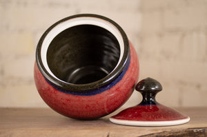 Red and Black Small Canister