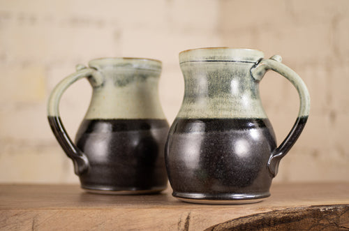 Mark's Mug in Lichen and Black