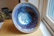 Load image into Gallery viewer, Gas-Fired Blue Serving Bowl