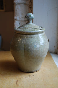 Soda-Fired Ash Drip Jar