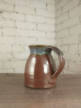Load image into Gallery viewer, Breakfast Blue and Rust Red Mug