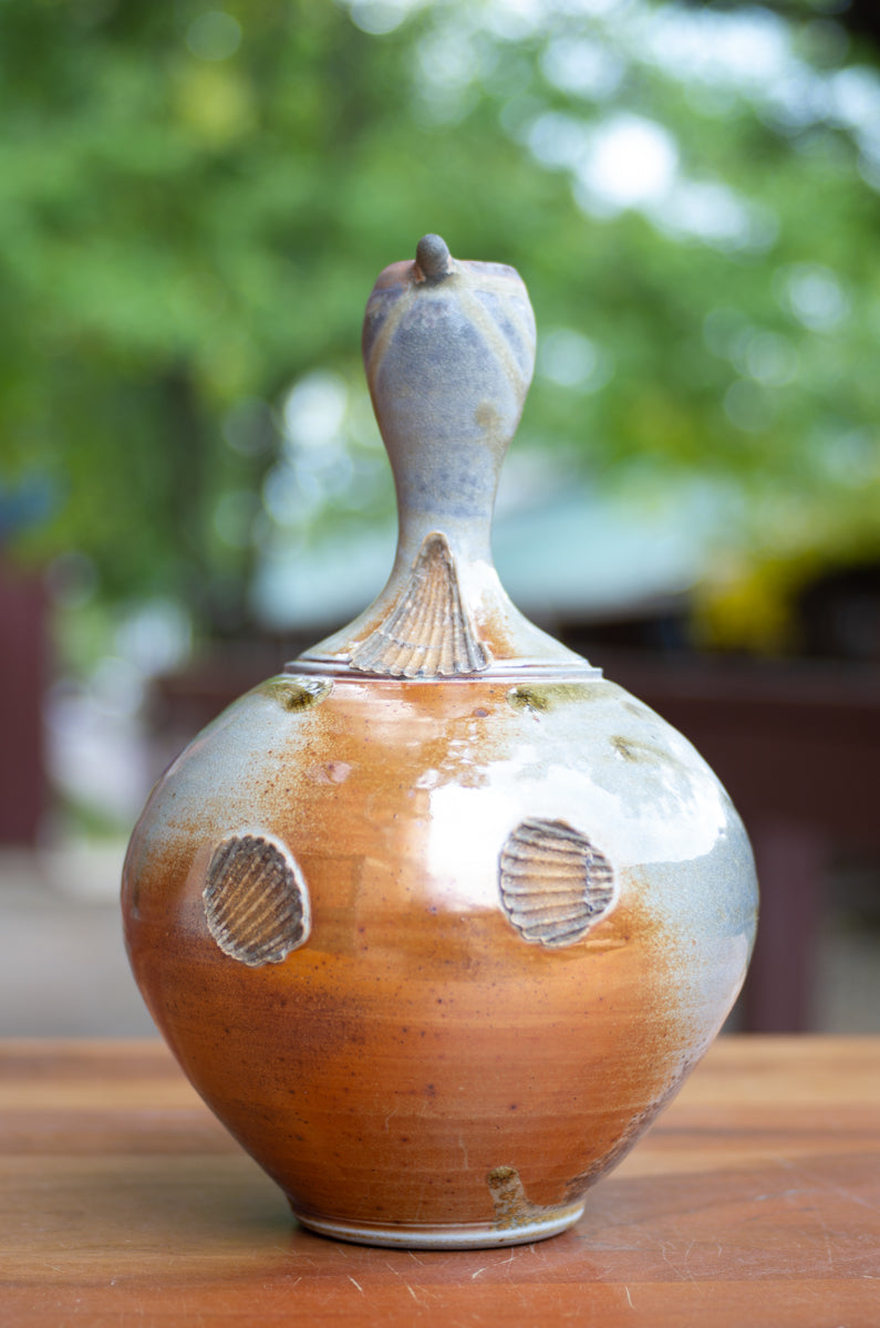 Vase Side-Fired on Sea Shells