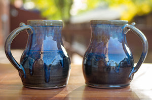Mark's Mug in Breakfast Blue and Black