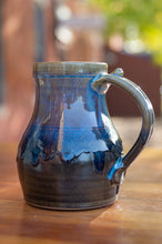 Load image into Gallery viewer, Mark&#39;s Mug in Breakfast Blue and Black