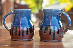 Mark's Mug in Blue Ash and Rust Red