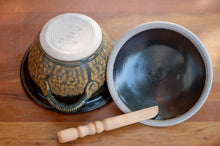 Load image into Gallery viewer, Lidded Pate Dish in Honey Ash and Black