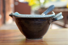 Load image into Gallery viewer, Small Whisk Bowl in Turquoise and Black