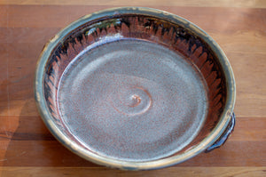 Honey Ash and Rust Red Pie Plate