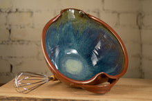Load image into Gallery viewer, Medium Whisk Bowl in Rust Red and Breakfast Blue