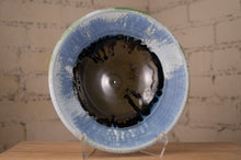 Load image into Gallery viewer, Medium Blue Wood Ash Serving Bowl
