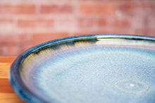 Load image into Gallery viewer, Large Serving Platter in Breakfast Blue and Black