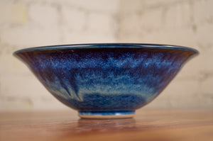 Bowl in Ocean Blue and Black