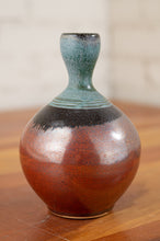 Load image into Gallery viewer, Small Vase in Verdant and Rust Red