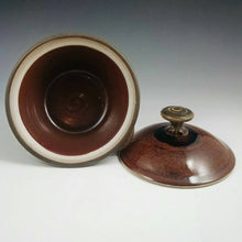 Load image into Gallery viewer, Honey Ash and Chocolate Lidded Pate Dish