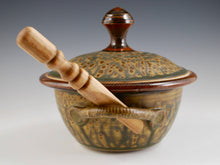 Load image into Gallery viewer, Honey Ash and Chocolate Lidded Pate Dish